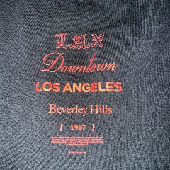 Black Los Angeles Angel T-Shirt - Picture 2 of 6